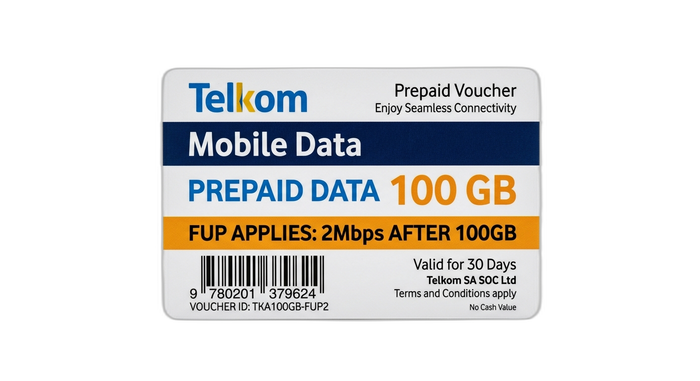 Telkom Mobile Data - FUP: 2Mbps after 100GB