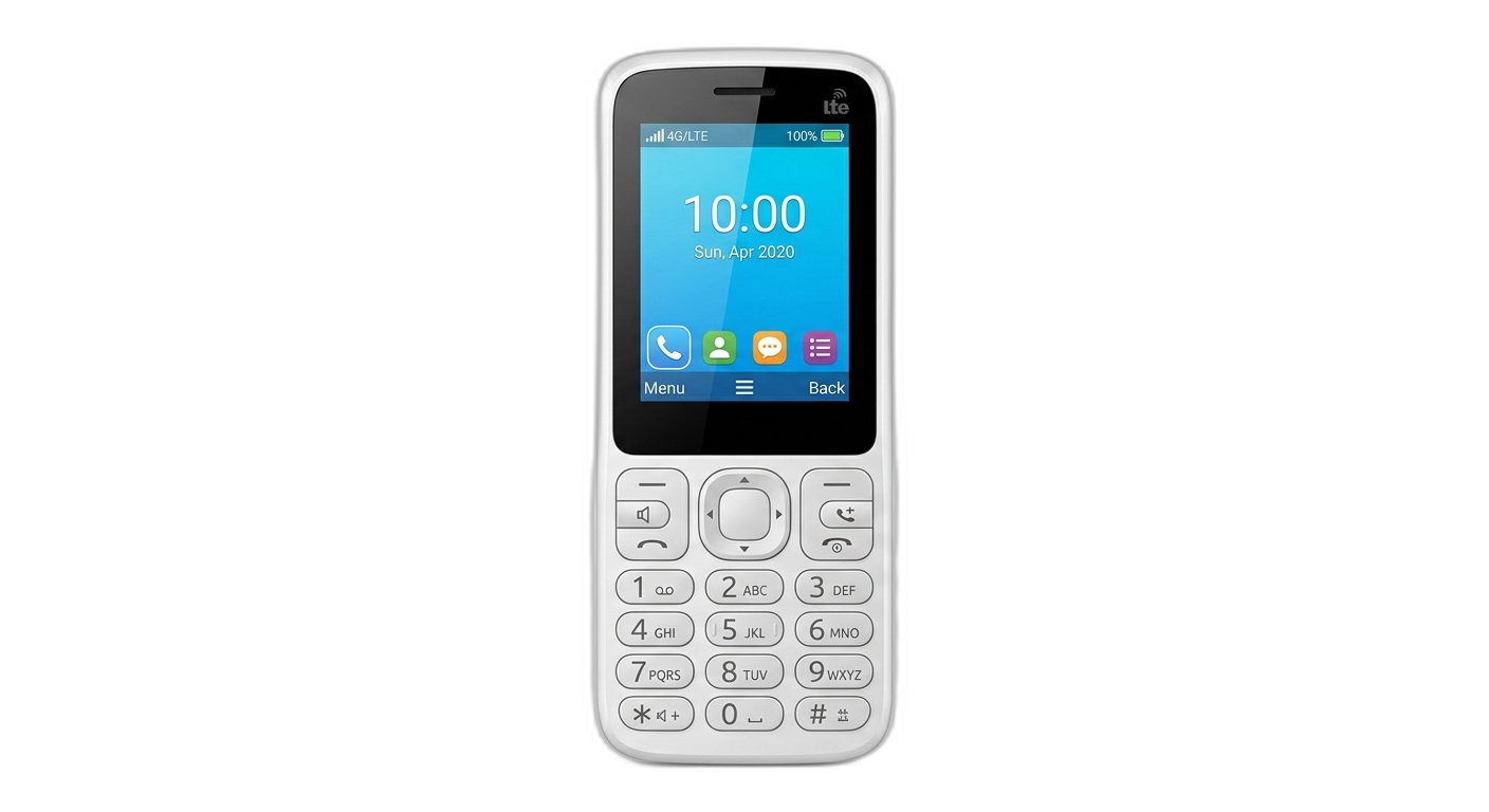 White 4G LTE Handset
