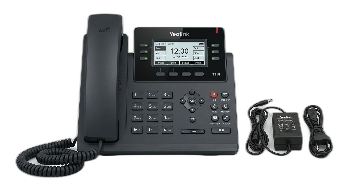 Yealink IP Phone + Power Supply